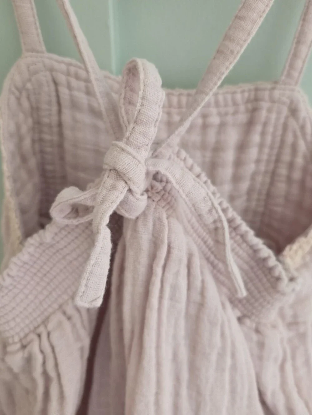 Jamie Kay 4 Or 4t Gauze Dress with Crochet Bodice